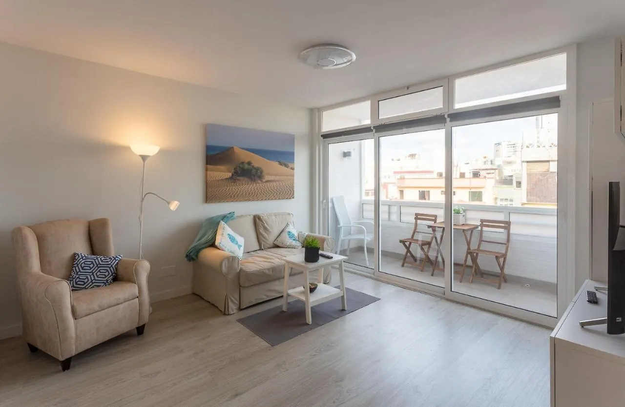 Apartamento Con Terraza Y Piscina En Las Canteras Las Palmas de Gran Canaria Apartment